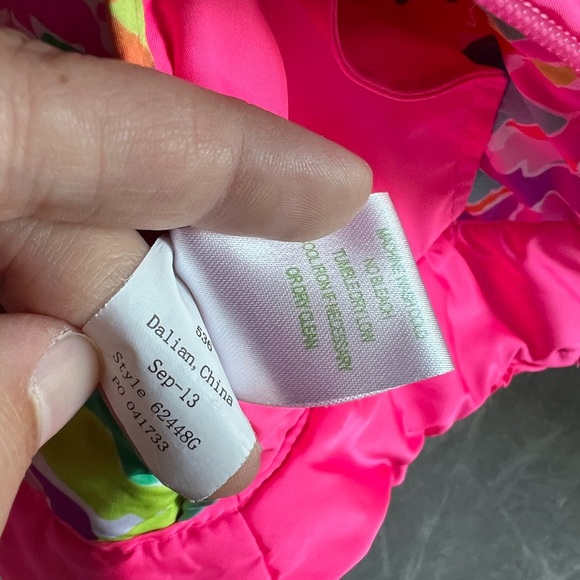 Lilly Pulitzer Girls Hot Pink Mini Kate Vest Size XL 12-14 - Picture 6 of 8